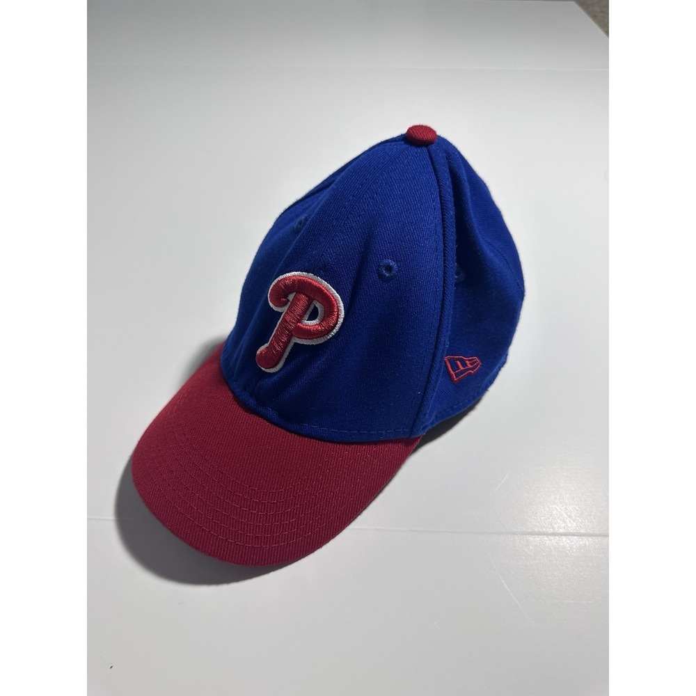 Youth new era 39thirty Blue Fitted Philadelphia Phillies Hat Ball Cap One Size